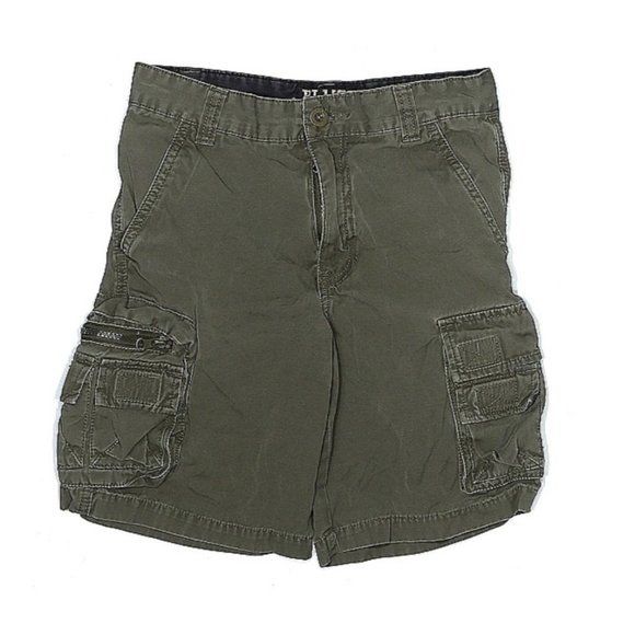 PLUGG boy cargo shorts green solid size 8 - Picture 1 of 12